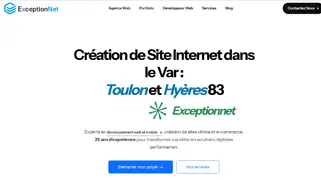ExceptionNet - Site vitrine en Next.js